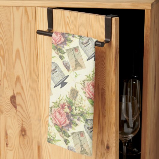 Parijs Frans thema Eiffeltoren Theedoek (Derde Gevouwen)