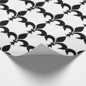 Parijs Frans thema Fleur de Lis inpakpapier (Hoek)