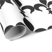Parijs Frans thema Fleur de Lis inpakpapier (Rol Hoek)