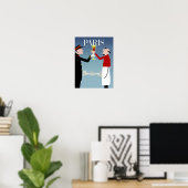 Parijs, Franse reisposter Poster (Thuiskantoor)