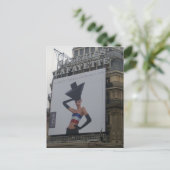 Parijs - Galeries Lafayette - Briefkaart (Staand voorkant)
