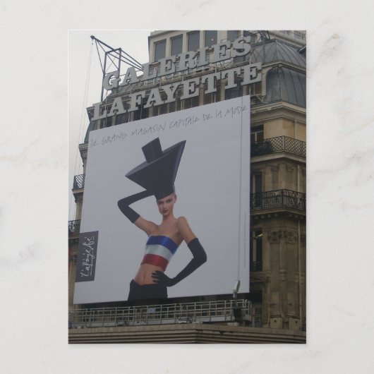 Parijs - Galeries Lafayette - Briefkaart (Voorkant)