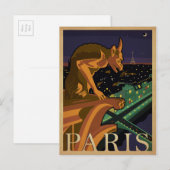 Parijs - Gargoile Briefkaart (Voorkant / Achterkant)