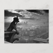 Parijs Gargoyle 1920 Briefkaart (Voorkant)