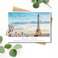 Parijs gebonden Frankrijk Bestemming Bruiloft