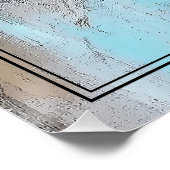 Parijs gebonden vrouw in het zwart perfect poster (Hoek)