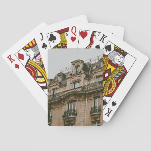 Parijs Gebouw Pokerkaarten (Achterkant)