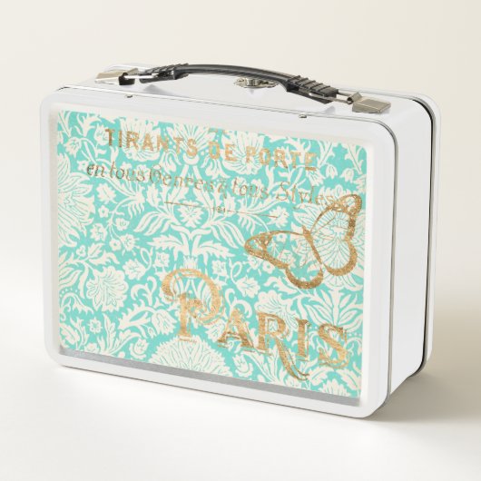  Parijs Gold-ontwerp met vlinder (Achterkant)