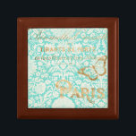 Parijs Gold-ontwerp met vlinder Cadeaudoosje<br><div class="desc">Paris Gold Design. Artiest: Jennifer Goldberger. Afbeelding-ID: 112337D.</div>