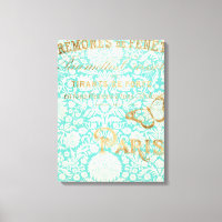  Parijs Gold-ontwerp met vlinder