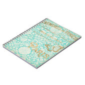  Parijs Gold-ontwerp met vlinder Notitieboek (Linkerzijde)