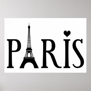 Parijs - Grafische kunst Poster