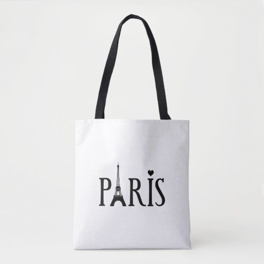 Parijs - Grafische kunst Tote Bag (Voorkant)