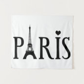 Parijs - Grafische kunst Wandkleed (Voorkant (horizontaal))