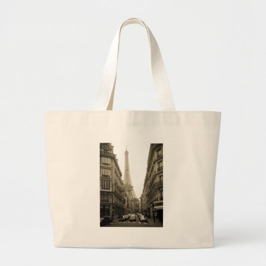 Parijs Grote Tote Bag (Voorkant)