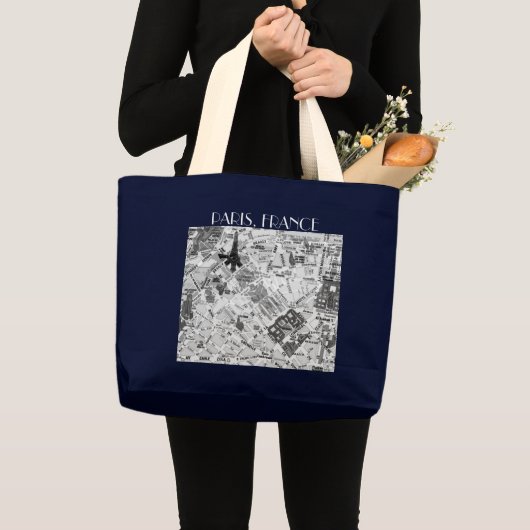 parijs grote tote bag (Voorkant (product))