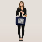 parijs grote tote bag (Voorkant (model))