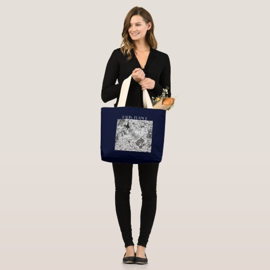 parijs grote tote bag (Voorkant (model))