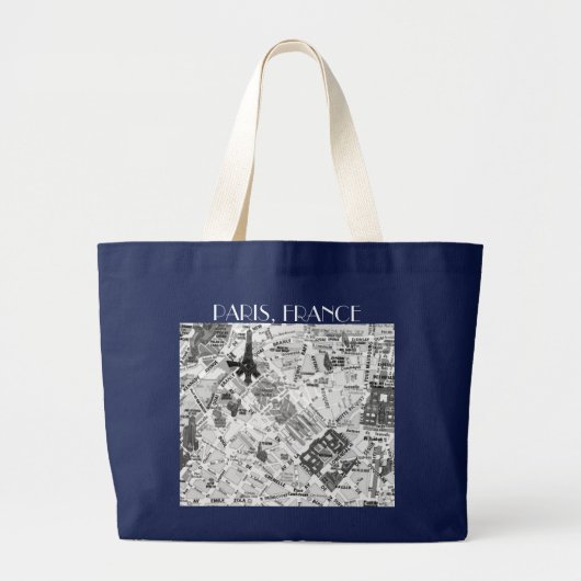 parijs grote tote bag (Voorkant)
