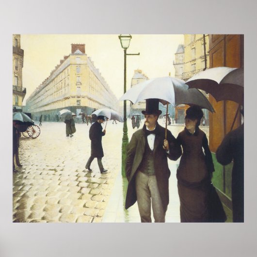Parijs, Gustave Caillebott Poster (Voorkant)