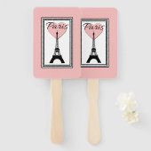 Parijs Handwaaier (Voorkant en achterkant)