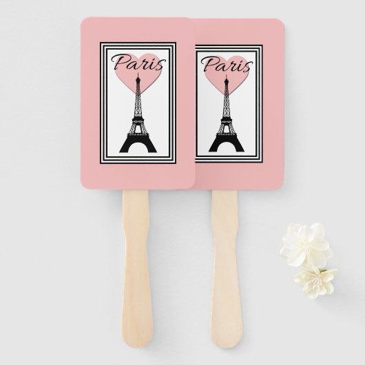 Parijs Handwaaier (Voorkant en achterkant)