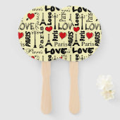 Parijs Handwaaier (Voorkant en achterkant)