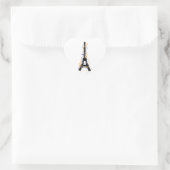 Parijs Hart Sticker (Tas)