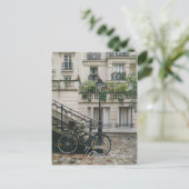 Parijs herfst najaar briefkaart fietsreis Frankrij (Staand voorkant)