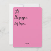 Parijs: het seizoen van de liefdeskaart feestdagenkaart (Achterkant)