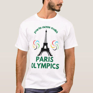 Parijs hier komen we Olympische Spelen 2024 T-shirt