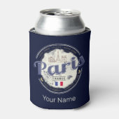 Parijs Hoofdstad Frankrijk Eiffeltoren  Souvenir Blikjeskoeler (Blikje Voorkant)