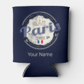 Parijs Hoofdstad Frankrijk Eiffeltoren  Souvenir Blikjeskoeler (Voorkant)
