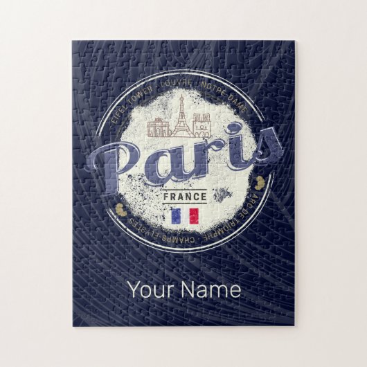 Parijs Hoofdstad Frankrijk Eiffeltoren Souvenir Legpuzzel (Verticaal)