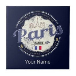 Parijs Hoofdstad Frankrijk Eiffeltoren Souvenir Tegeltje