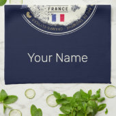 Parijs Hoofdstad Frankrijk Eiffeltoren  Souvenir Theedoek (Gevouwen)