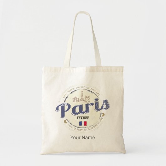Parijs Hoofdstad Frankrijk Eiffeltoren  Souvenir Tote Bag (Voorkant)