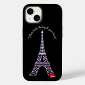 "Parijs houdt de sleutel tot je hart", iPhone Case (Achterkant)