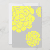 Parijs houdt van Gele Bloemen Betaalbaar Weddensch Kaart (Achterkant)