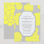 Parijs houdt van Gele Bloemen Betaalbaar Weddensch Kaart (Voorkant / Achterkant)