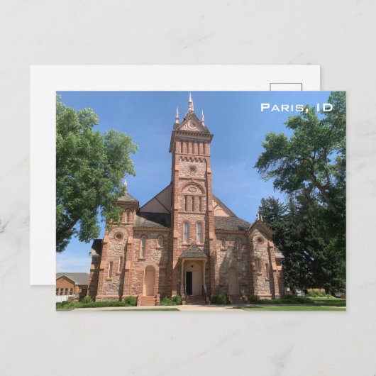 Parijs - Idaho Briefkaart (Voorkant / Achterkant)