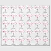 Parijs Ik hou van je Cadeaupapier (Vlak)