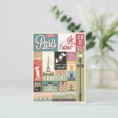 Parijs, ik hou van jou briefkaart (Staand voorkant)