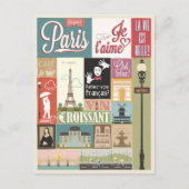 Parijs, ik hou van jou briefkaart (Voorkant)