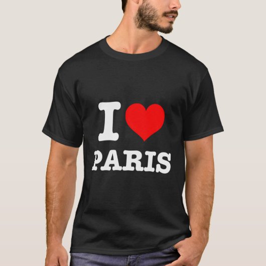 Parijs Ik hou van Parijs T-shirt (Voorkant)