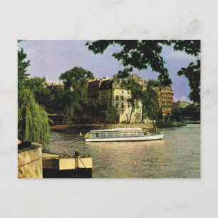 Parijs, Ile de la citie, Bateau mouche Briefkaart