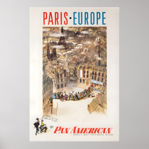 Parijs Illustratie Europa Kunst Frankrijk Print Pa