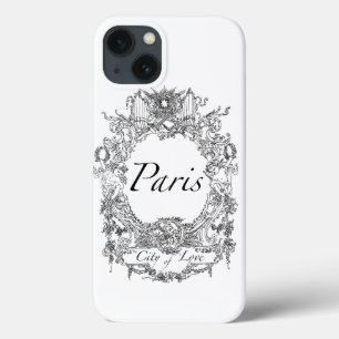 Parijs: Illustratie stad van liefde iPhone 6 Hoesj Case-Mate iPhone Case