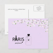 Parijs in bloei briefkaart (Voorkant / Achterkant)