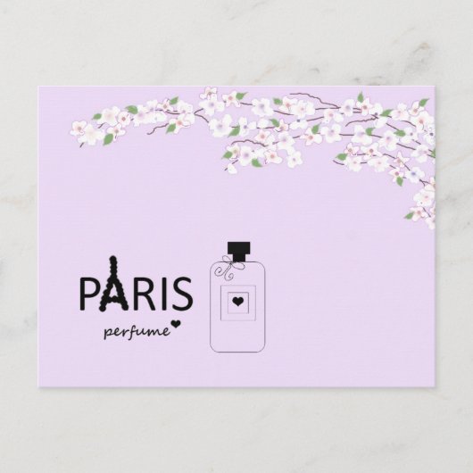 Parijs in bloei briefkaart (Voorkant)